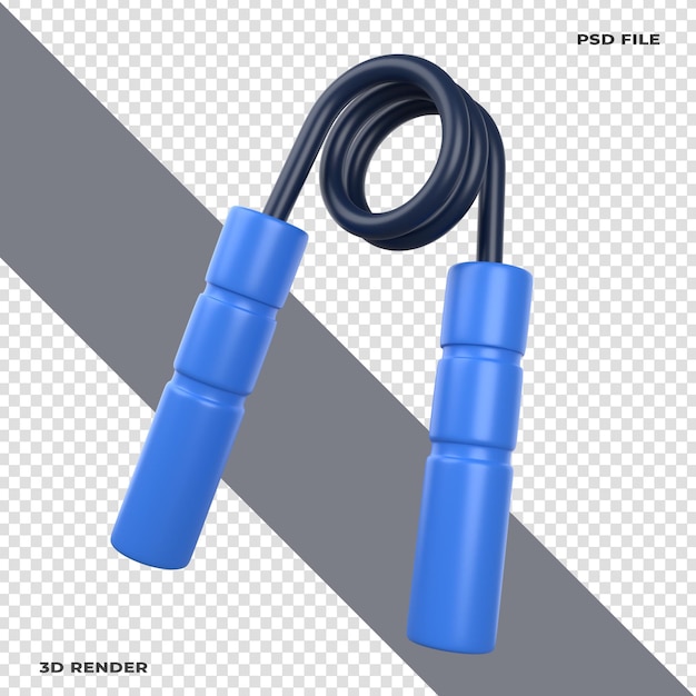 Handgrip 3D Illustration Rendered on transparent background