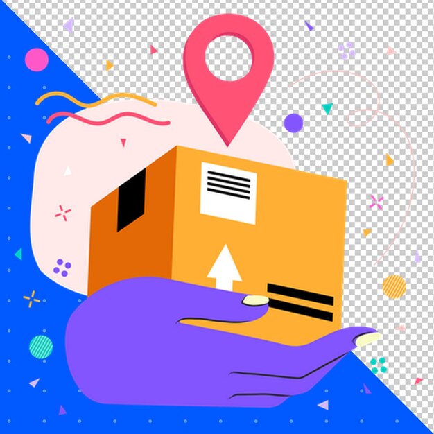 Handige met de hand getekende illustratie PNG Transparante achtergrond