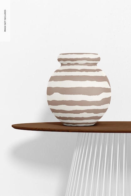 Handmade Round Vessels Mockup