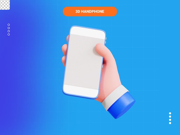 handphone click 3d icon