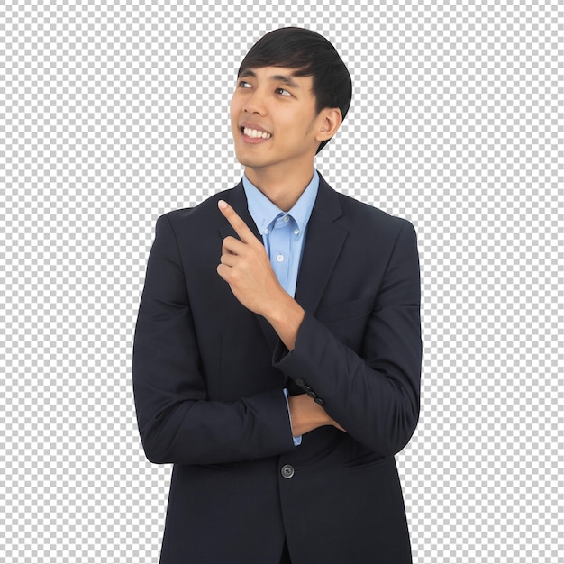 Handsome asian business man cutout Psd file
