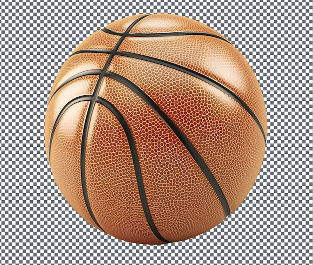 PSD handy basketball model isolated on transparent background