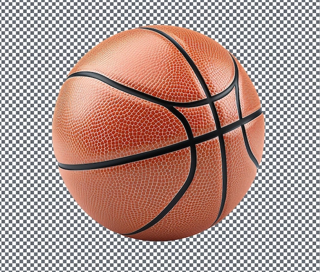 PSD handy basketball model isolated on transparent background