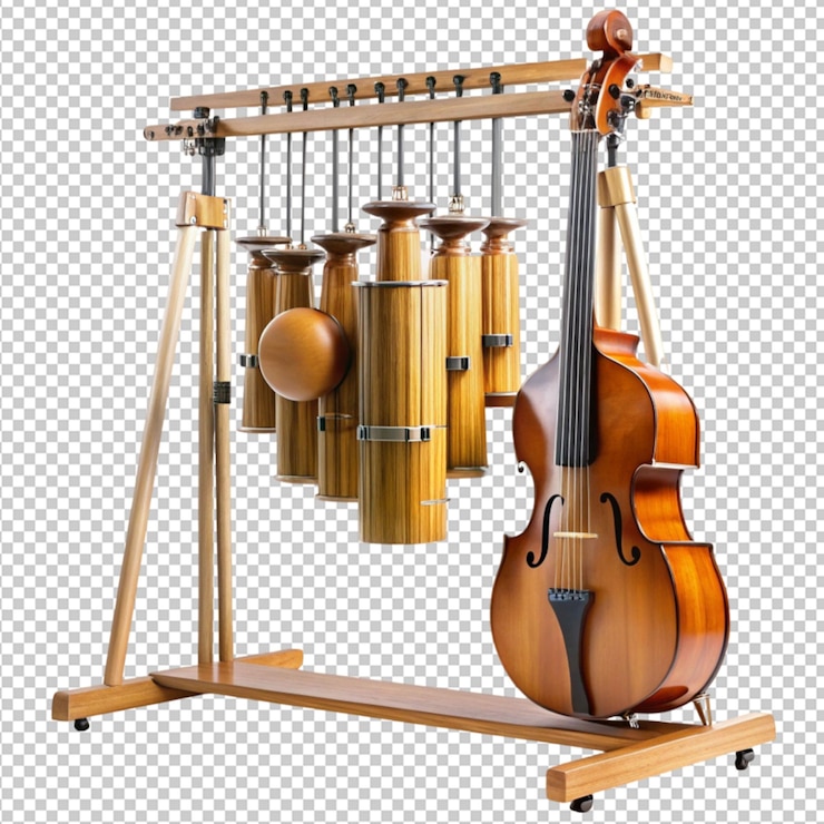 PSD hang instrument on wooden stand