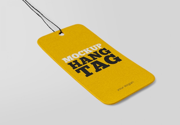 Hang tag mockup