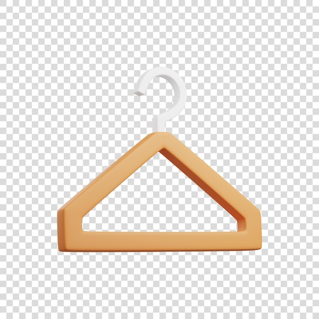 PSD hanger icon 3d render illustration