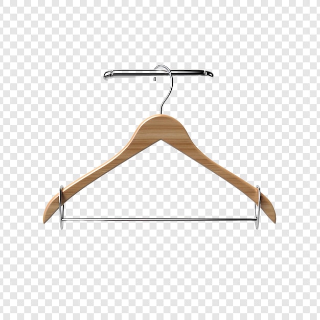 PSD hanger isolated on transparent background