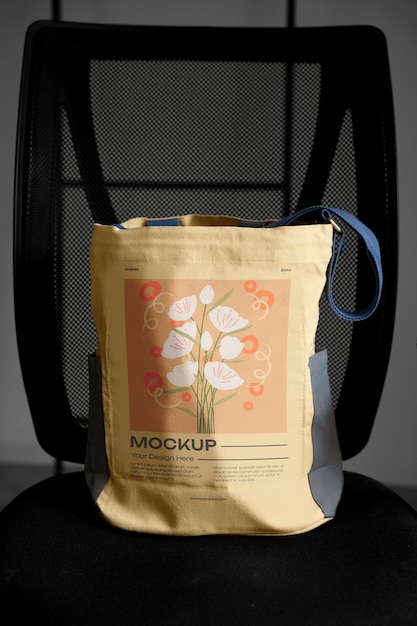 PSD hanging bag mockup design