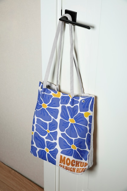 PSD hanging bag mockup design