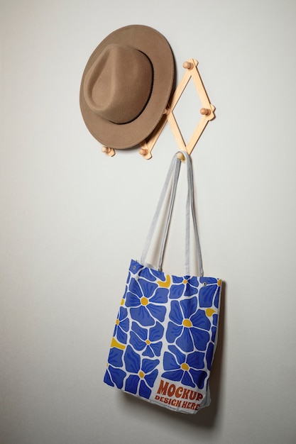 Hanging bag mockup