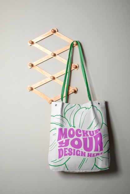 PSD hanging bag mockup