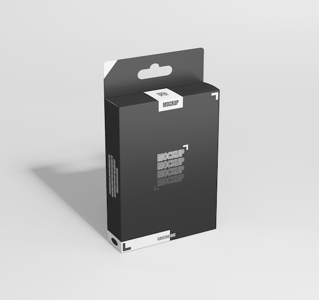 Hanging box mockup