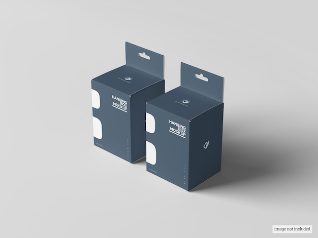 PSD hanging box mockup