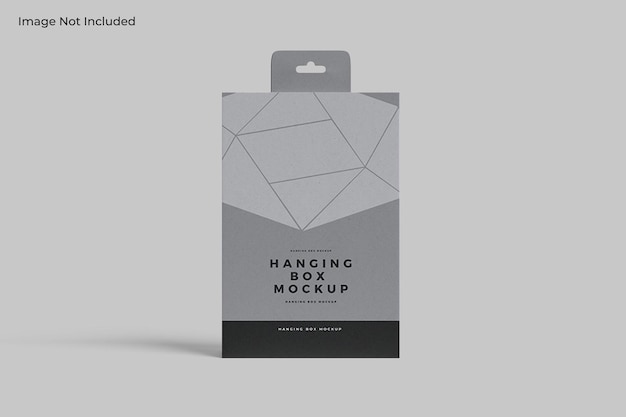 Hanging box mockup