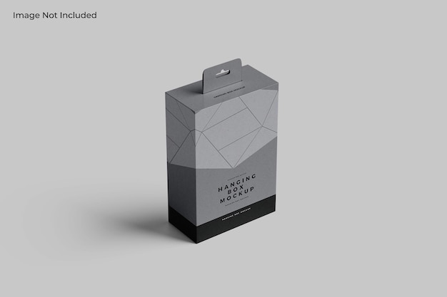 PSD hanging box mockup