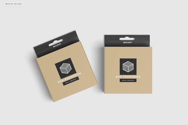 PSD hanging box mockup