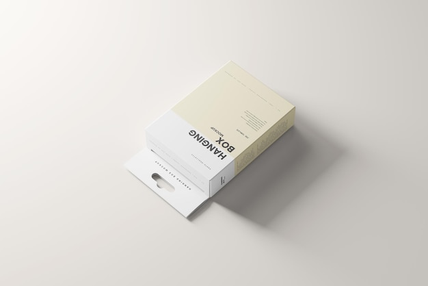 PSD hanging box mockup