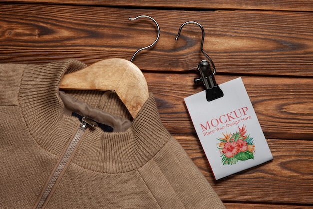 PSD hanging freshener mockup design