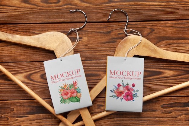 PSD hanging freshener mockup design