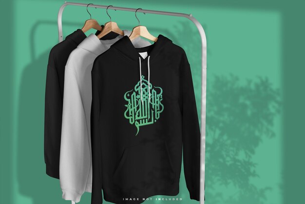 Hanging Hoodie Mockup