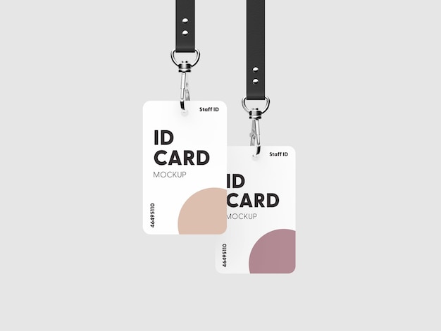 PSD hanging id cards