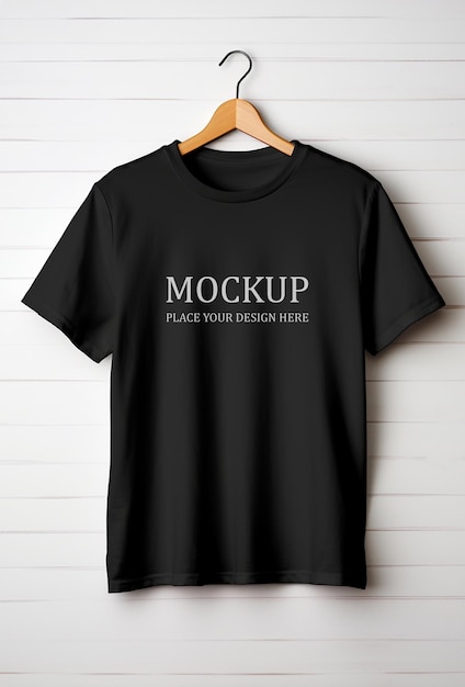 PSD hanging t shirt mockup