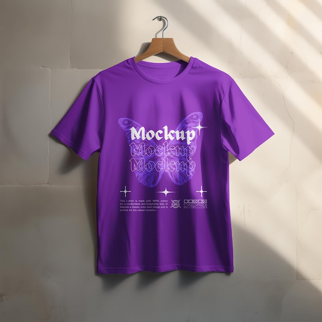 PSD hanging tshirt mockup