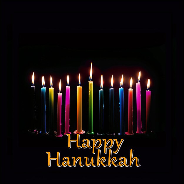 PSD hanukkah background with candelabra traditional culture festival menorah challah dreidel torah