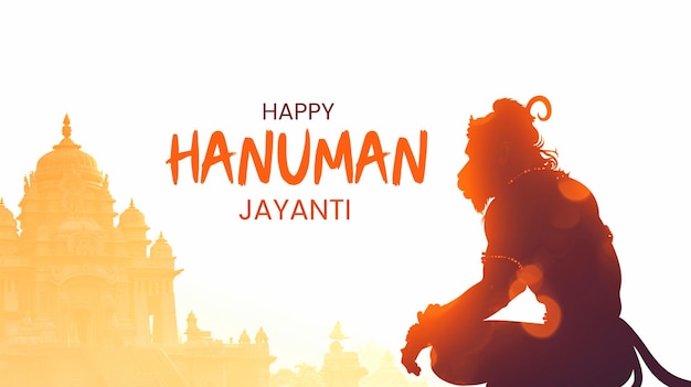 PSD striscione e poster di hanuman jayanti