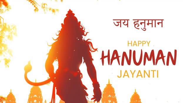 PSD hanuman jayanti banner and poster