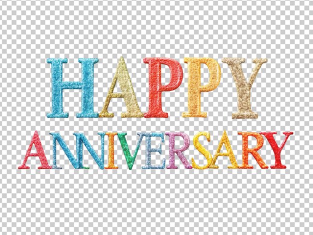 PSD happy anniversary text