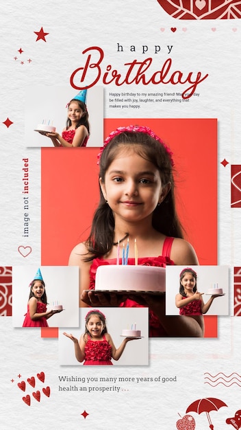 Happy birthday Memory Photo Collage