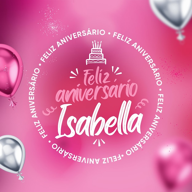 PSD modello di feed per l'anniversario d'affari