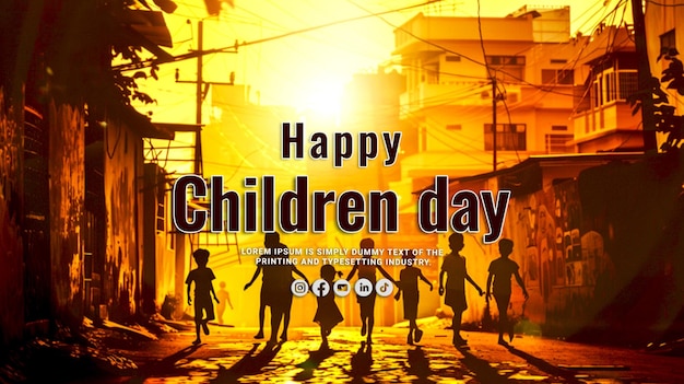 Happy children day background