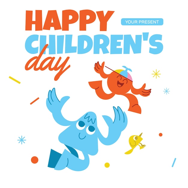 happy children day post template