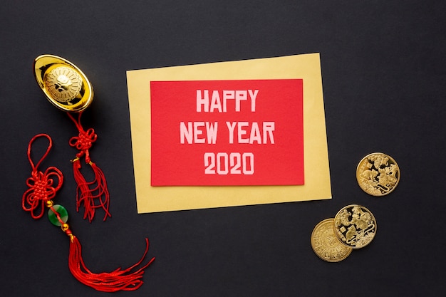 Happy chinese new year mock-up