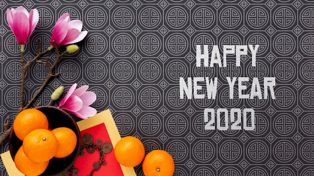 PSD happy chinese new year mock-up