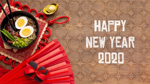 PSD happy chinese new year mock-up