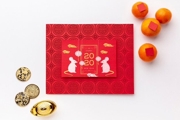 PSD happy chinese new year mock-up