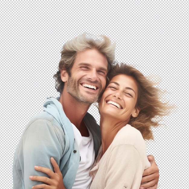 Ritratto di una coppia felice per la pubblicità