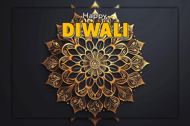 PSD happy diwali background for diwali celebration india festival ganesh ji traditional background