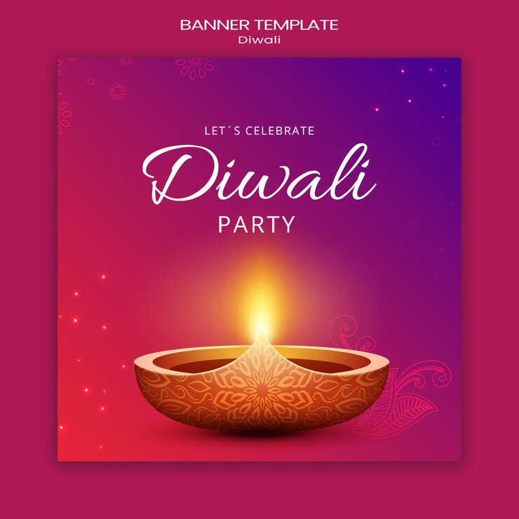 PSD happy diwali post