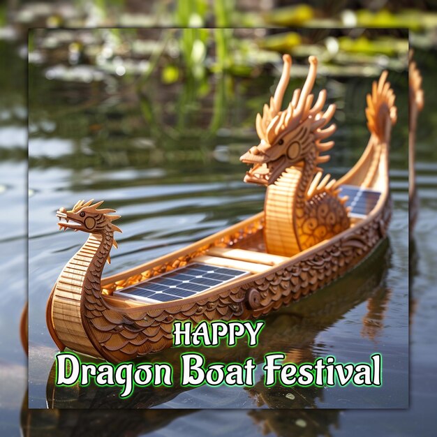 해피 드래곤 보트 페스티벌 (happy Dragon Boat Festival) 은 소셜 미디어 디자인을 위한 중국의 축제이다.