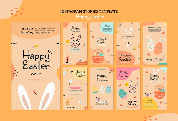 happy easter day instagram stories