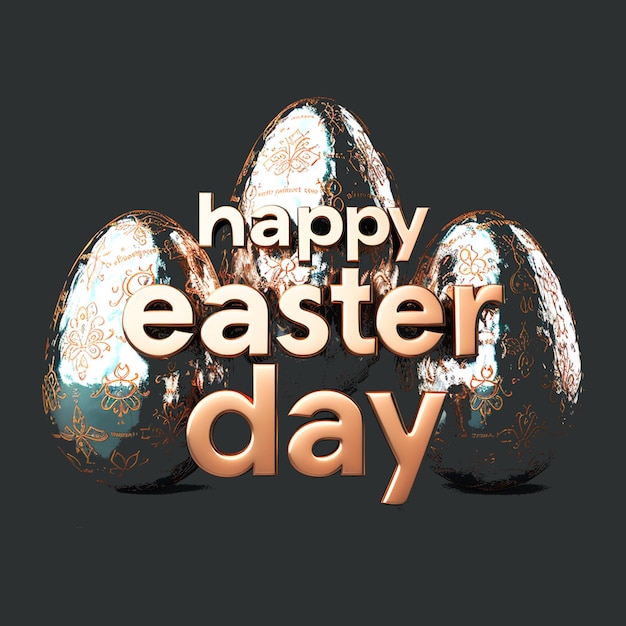 PSD happy easter day tshirt background