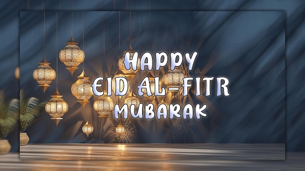 PSD Счастливого eid al fitr eid mubarak