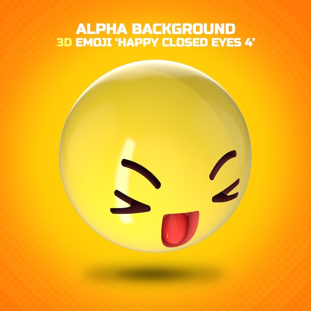 PSD felice emoji alpha channel 04
