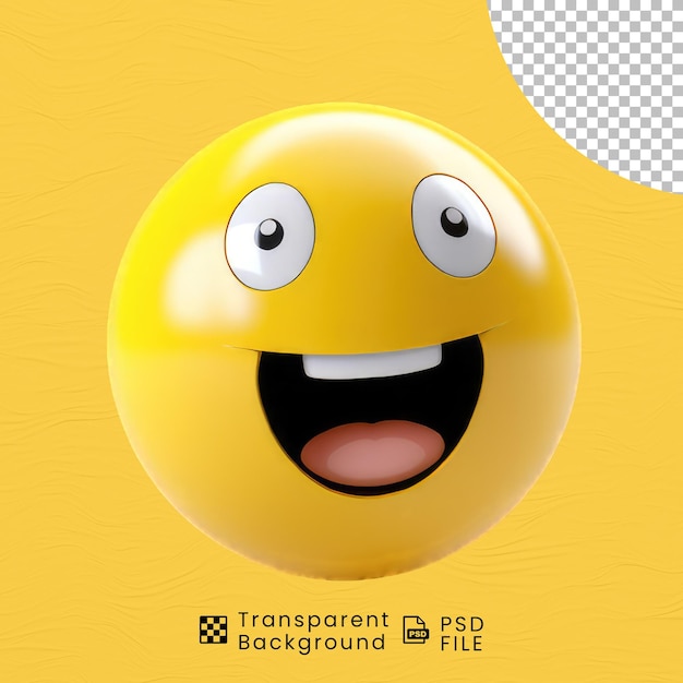 PSD Счастливые эмоции emoji png прозрачный фон