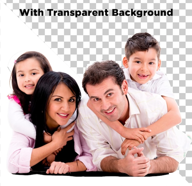 happy family portrait