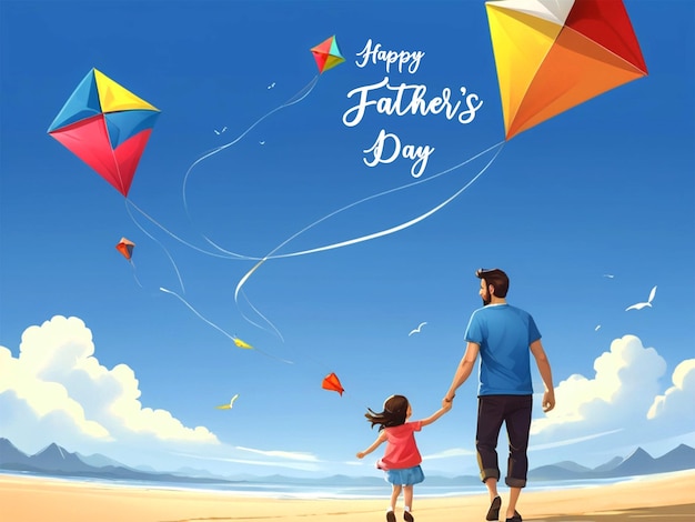 Premium PSD Happy fathers day template Premium PSD Happy fathers day template